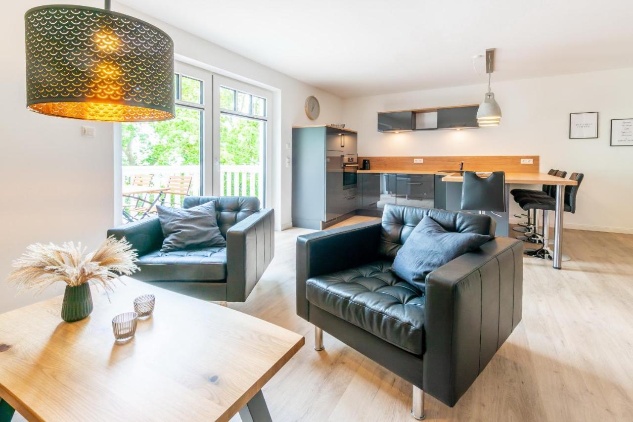 Strandvilla Meeresblick Wohnung 01 볼텐하겐 외부 사진