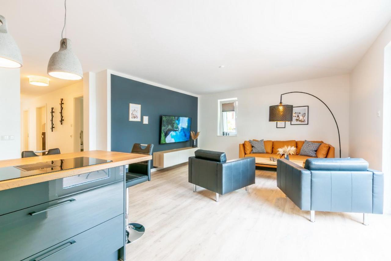 Strandvilla Meeresblick Wohnung 01 볼텐하겐 외부 사진