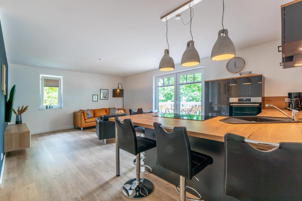 Strandvilla Meeresblick Wohnung 01 볼텐하겐 외부 사진