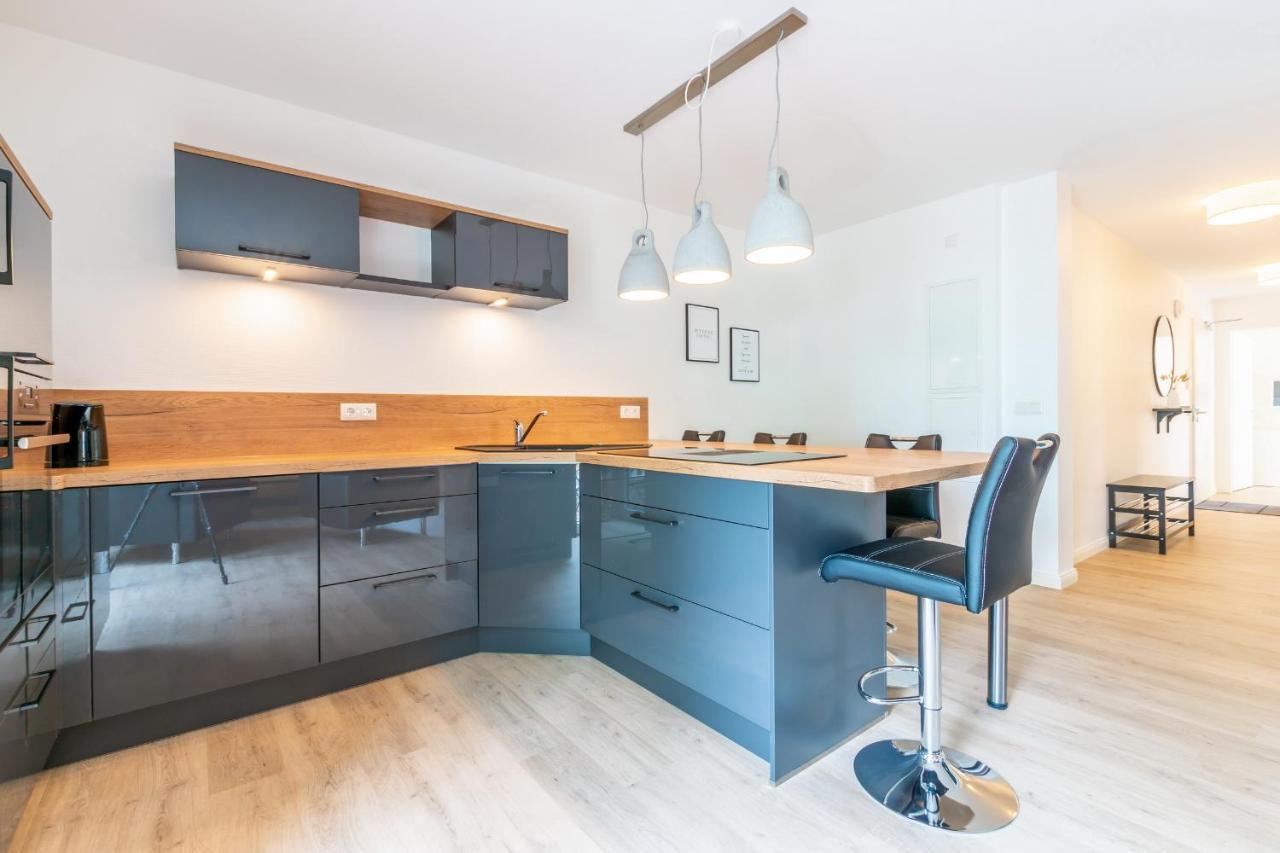 Strandvilla Meeresblick Wohnung 01 볼텐하겐 외부 사진